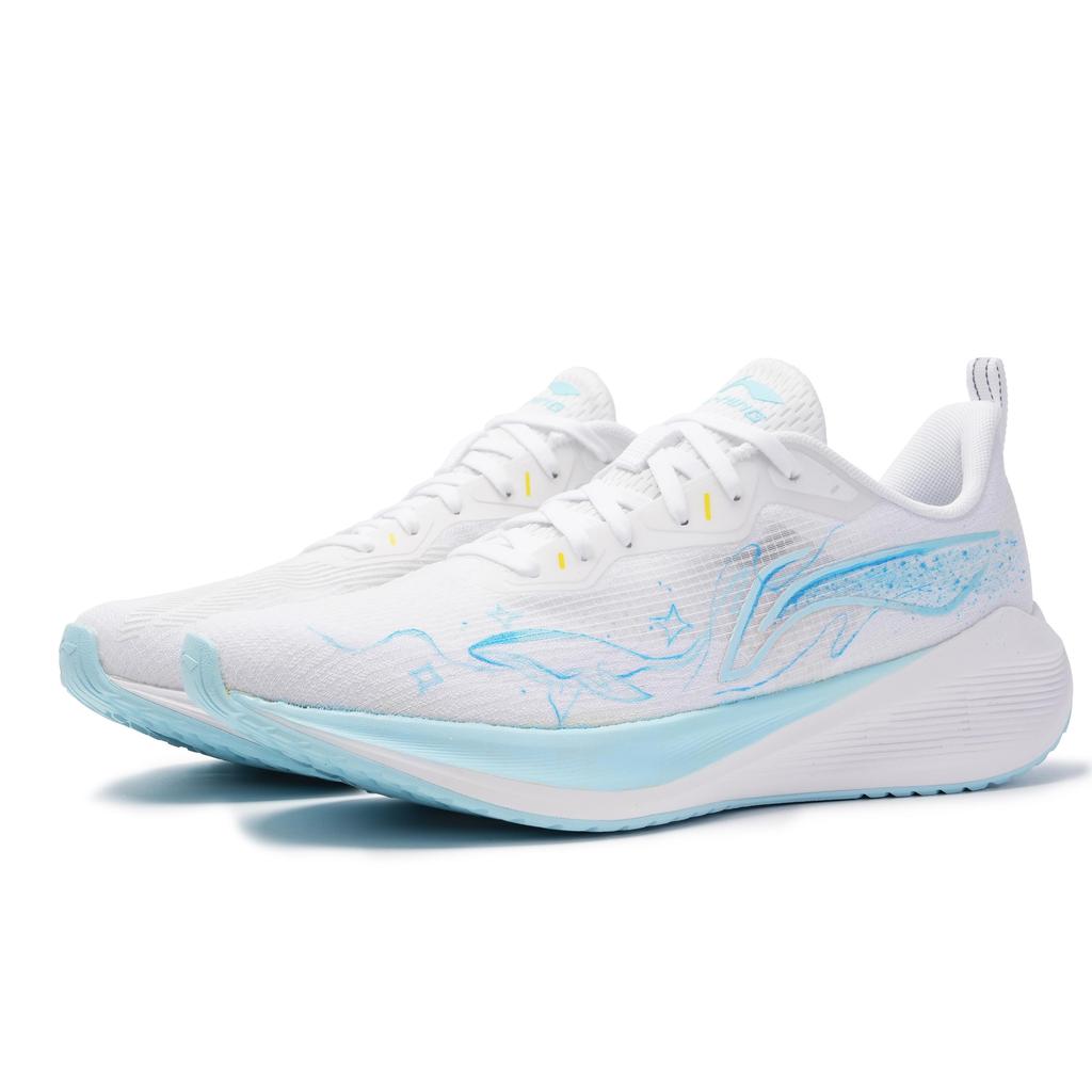 Li Ning Wuyue Running Shoes Unisex Low Top White/Blue ARST003-1(Team1826-)