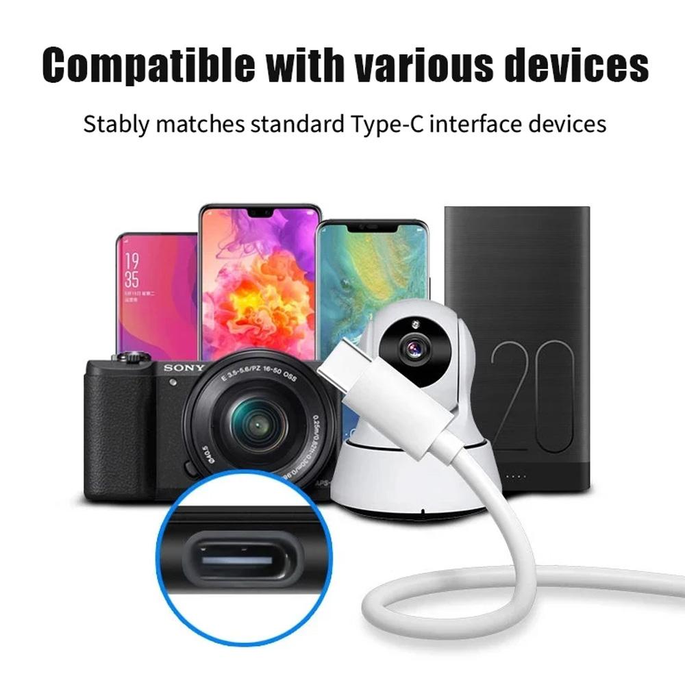 10 metrů USB A na Type C prodlužovací nabíjecí kabel Rychlonabíjecí kabely pro Samsung Laptop Fotoaparát Extra dlouhý datový kabel