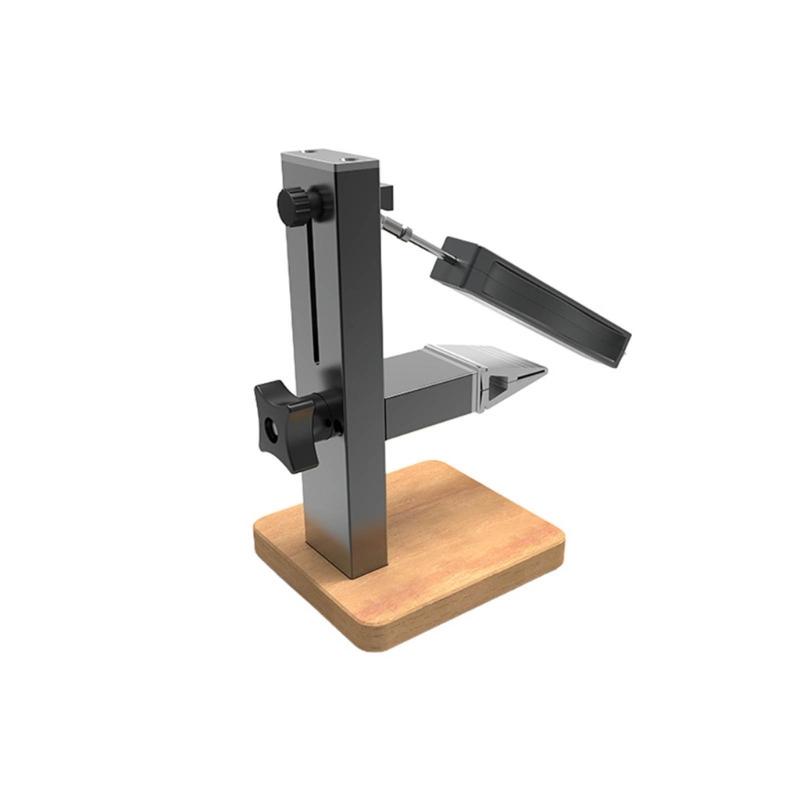 Professional Multiple Tool Sharpener Double Abrasive Stone V Shape Clamps Secures Cutter Scissors Blade 1