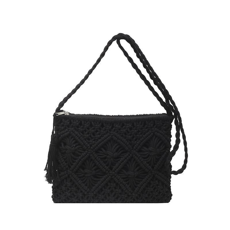 Bohemian Ethnic Bag Women's Fashion Woven Phone Bag Seaside Holiday Beach Crossbody Bag