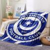 1PC Portsmouth Football Club Patterned Flannel Blanket Suitable For All Seasons for Home Decor Warmth and Comfort Gifts Holiday Present