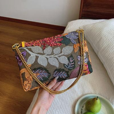 Luksus Elegant Pailletbroderi Kuvert Clutch Taske til Kvinder - Ny Ankomst Unik Sommer Aften Håndtaske