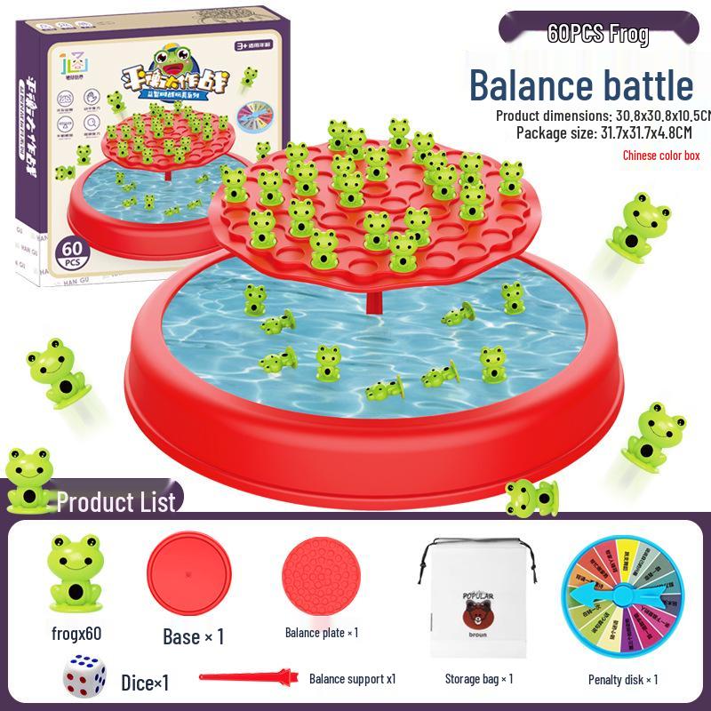 Penguin Icebreaker Balancing Tree Board Game with Face-Changing Rubik's Cube and Hidden Building Blocks - Free Shipping
