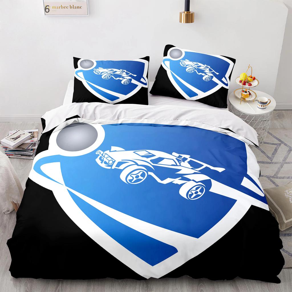 Rocket League Bedding Set Bedspread Single Twin Full Queen King Size Car Rocket League Bed Set Boys Bedroom Duvetcover