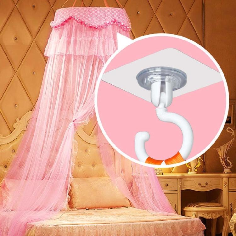 Selbstklebende Haken 10 Stück/Set 360° drehbar Schlafzimmer Büro Aufbewahrungshaken