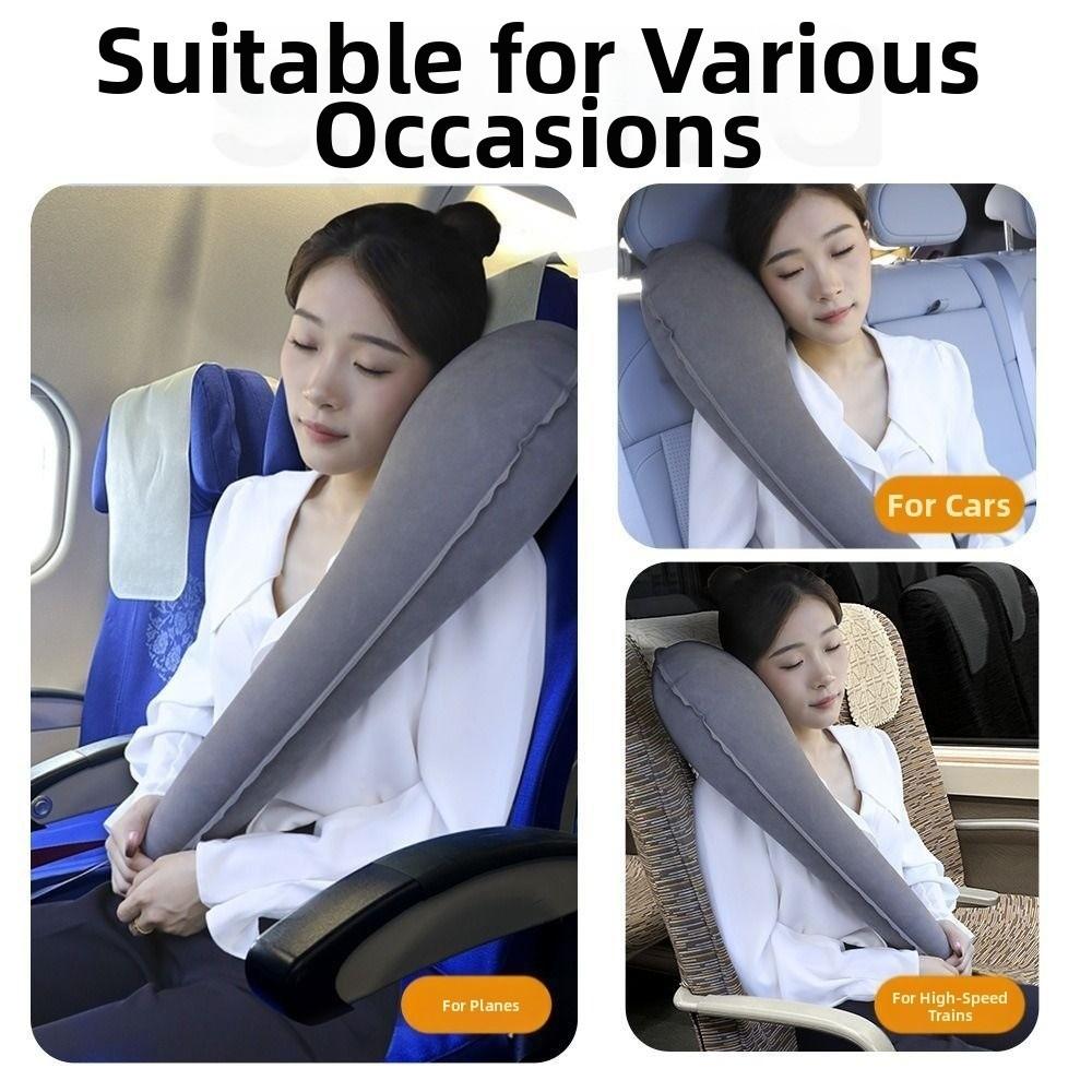 Foldable Side Sleeping Pillow Ergonomic Chin Support Cushions Portable Headrest  High Speed Trains