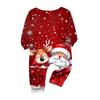 Family Matching Print Sets Pajamas Loungewear Outfits Family Matching Long Sleeve Tops+Pants Set
