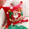 Removable Cushion Cover for Sofa Office Chair Christmas Pillow Sleeve Decorative and Functional Pillowcase for Home Use