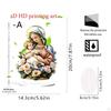 2D Acrylic Sign Holy Family Ornament Scene Layout DIY Crafting Religious Christmas Decor Tabletop