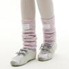 Basic Logo Heathered Leg Warmers _ Lavender