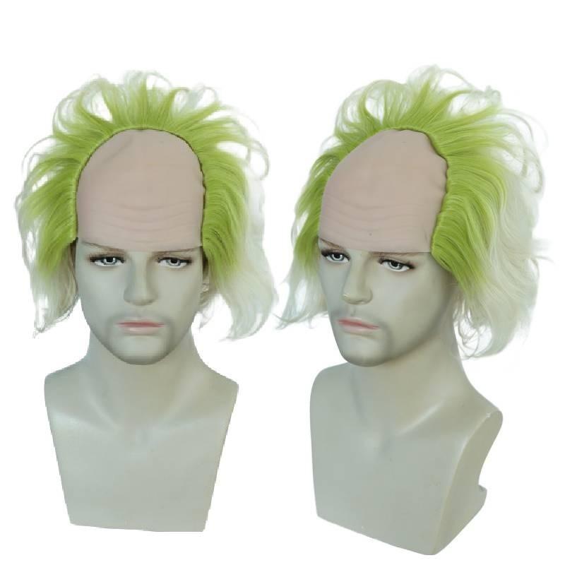 Beetle Juice Clown Wig High Temperature Silk Anime Cosplay Synthetic Hair