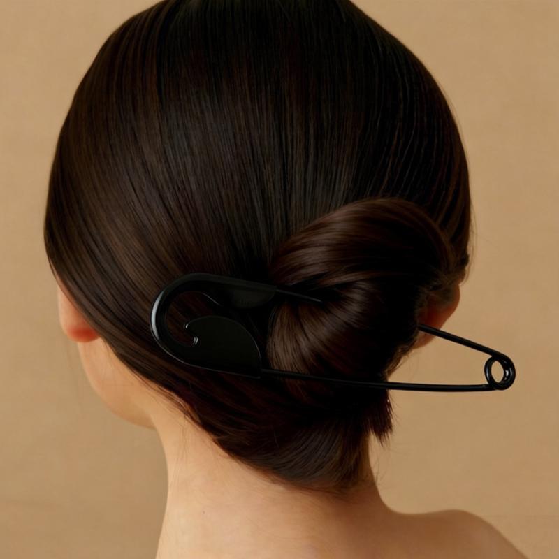3Pcs Hairpins Headwear Gifts New Large Safety Pin Metal Hair Claws Barrettes Women Girls Hair Accessories Hairclips