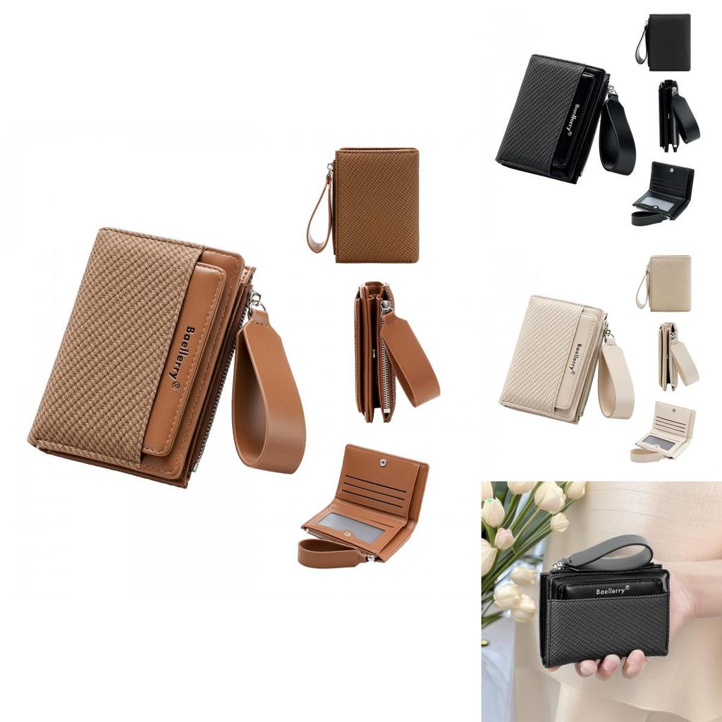 Minimalist Pu Womens Short Wallet With Card Holder And Coin Pocket For Daily Use