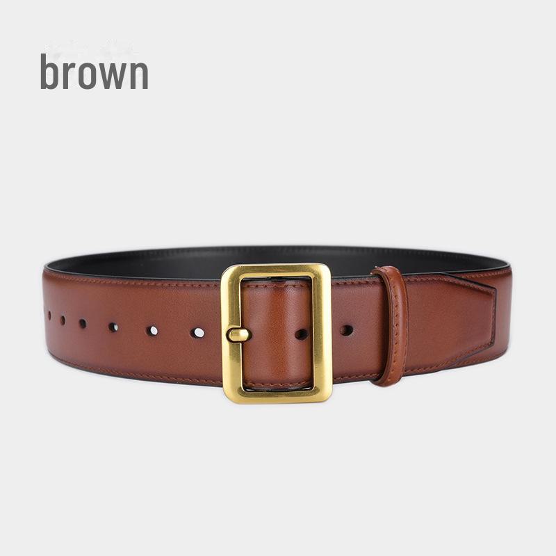 

Ретро Широкий Пояс Жіноча Куртка-Вітрівка та Сукня Поясна Печатка коричневий