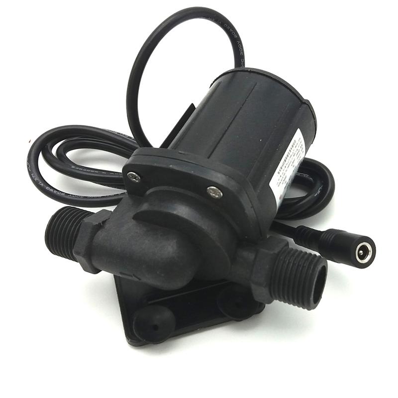 1000C DC 12/24V Large Flow Submersible Water Pump Swimming Pool Pump Solar Pump Hot Water Recirculating Pump 2000L/H 5 Meters