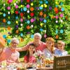 Round Dots Polka Dot Garland Colorful Colorful Dot Garland  Wedding Decorations