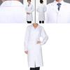Bequeme Lässige Arzt Krankenschwester Uniform Langarm Laborkittel Weiß Arbeitskleidung