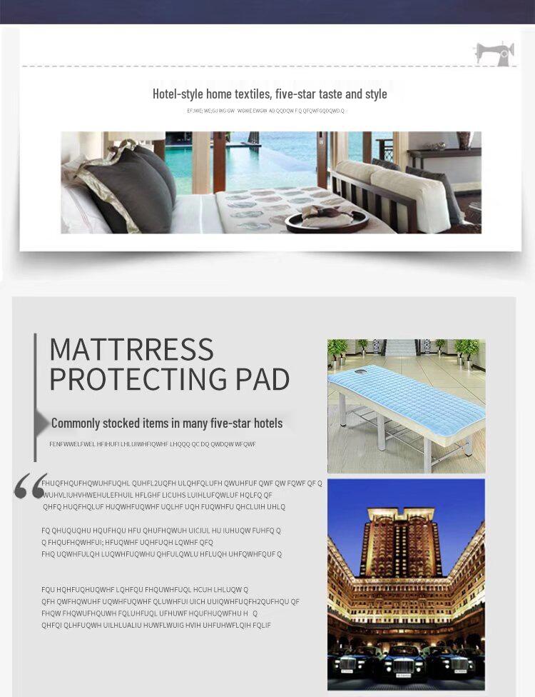 Winter Beauty Salon Non-Slip Massage Mat & Therapy Bed Mattress