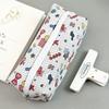 Large Capacity Pen Bag Cartoon Printed Stationery Bag Multipurpose Pencil Pouch  Gift
