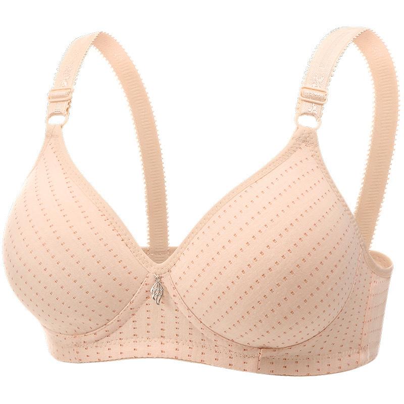 Skin Tone Breathable Wireless Bra for Women Everyday Comfort Support M телесный