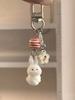 Cute Cartoon Plush Bunny Keychain Fashionable Versatile Backpack Pendant Lovers Pendant