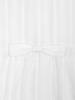 TUOMIO Puff Sleeves Ribbon Blouse [White]