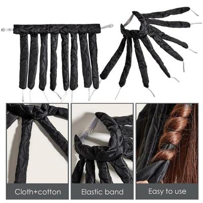 Bentiță Ondulator de Păr Fără Căldură cu Curea Reglabilă Cleste cu Opt Brațe Ondulator de Păr pentru Peste Noapte Rulou Moale pentru Păr Lung Instrument de Styling