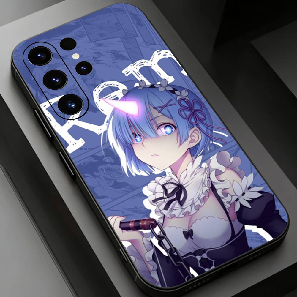 

Rem R-Re Anime Z-Zero Phone Case for Samsung Galaxy S20,23 Ultra S24,22 Plus S25,26,21FE TPU Cover Samsung S21plus