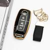 3 Buttons Car Remote Shell For Nissan X-Trail T33 Qashqai J12 Teana Altima Ariya   Tpu Key Case Cover Holder Keychain