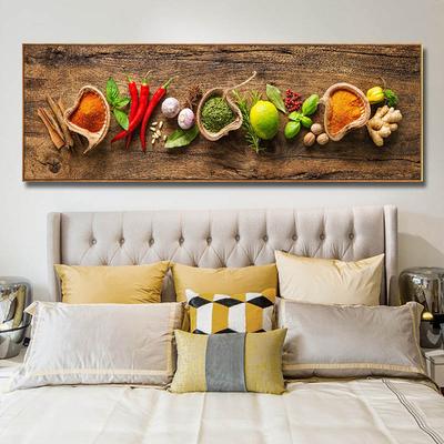 Grains, Spices, Pepper, Posters and Prints, Decoration for the Kitchen, Modern Canvas Painting, Wall Art Paintings for the Living Room, No Frames