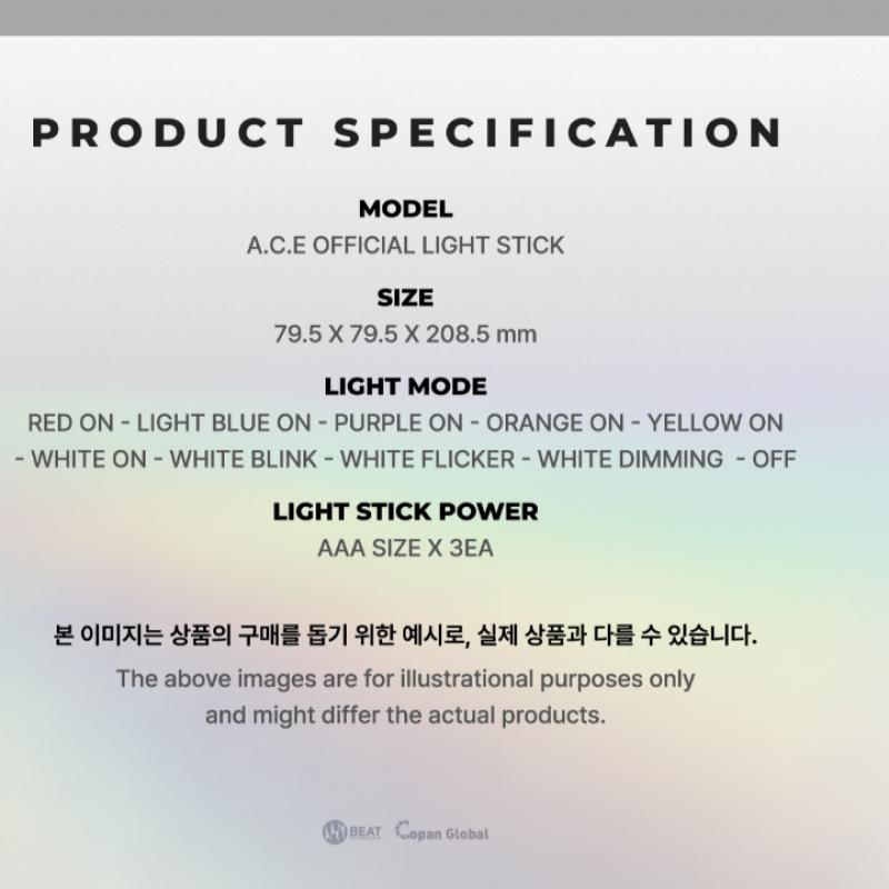 Ace  A.c.e    Official Cheering Stick