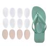 6 Pairs Silicone Arch Support for Flat Feet Plantar Fasciitis Adhesive Adjustable Soft Velvet Shock Absorbing Silicone Insole Pads