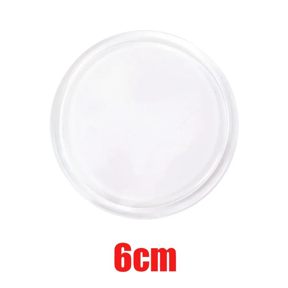 Car Anti Slip Pad 7/6/5/4cm Circular Magic PU Pad Universal Center Console Dashboard Phone Ornament Strongly Stick Anti-slip Mat