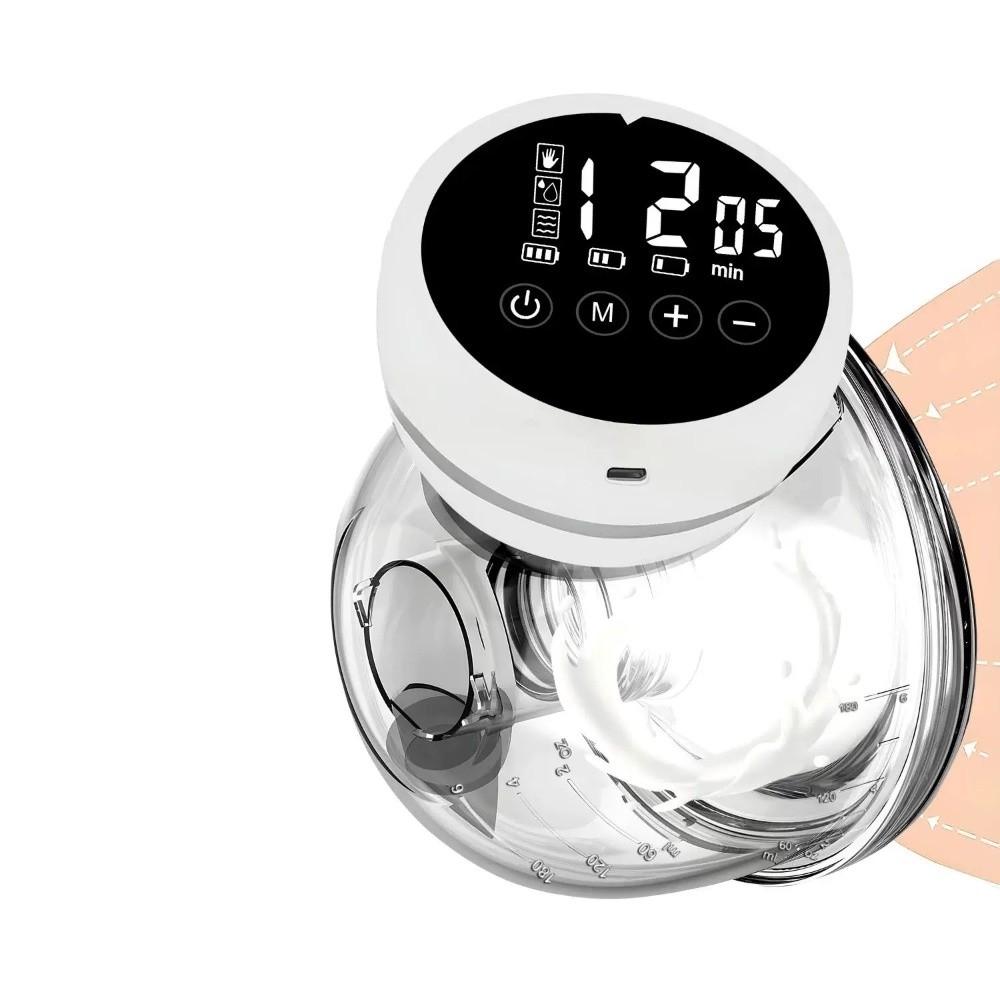 180ML Capacity Hands Free Breast Pump High Suction Silent Breast Pump  Working Moms