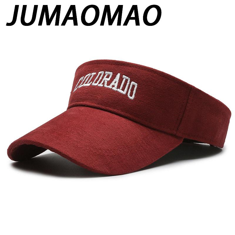 

JUMAOMAO бархатная солнцезащитная шляпа со снежинкой, пустой цилиндр, вышитые буквы, спортивная впитывающая пот шляпа от солнца, солнцезащитный козырек