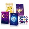 12Pcs Eid Mubarak Paper Gift Bags Moon Lantern Castle Print Goodie Candy Treat Packing Islamic Muslim Ramadan