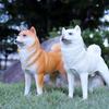 Large Shiba Inu Akita Inu Dog Figurine Model Toy Ornament