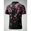 Summer Design Men's Short-sleeved Polo Shirt Cross-border Best-selling Comfortable Polyester Fiber Suitable for Wear