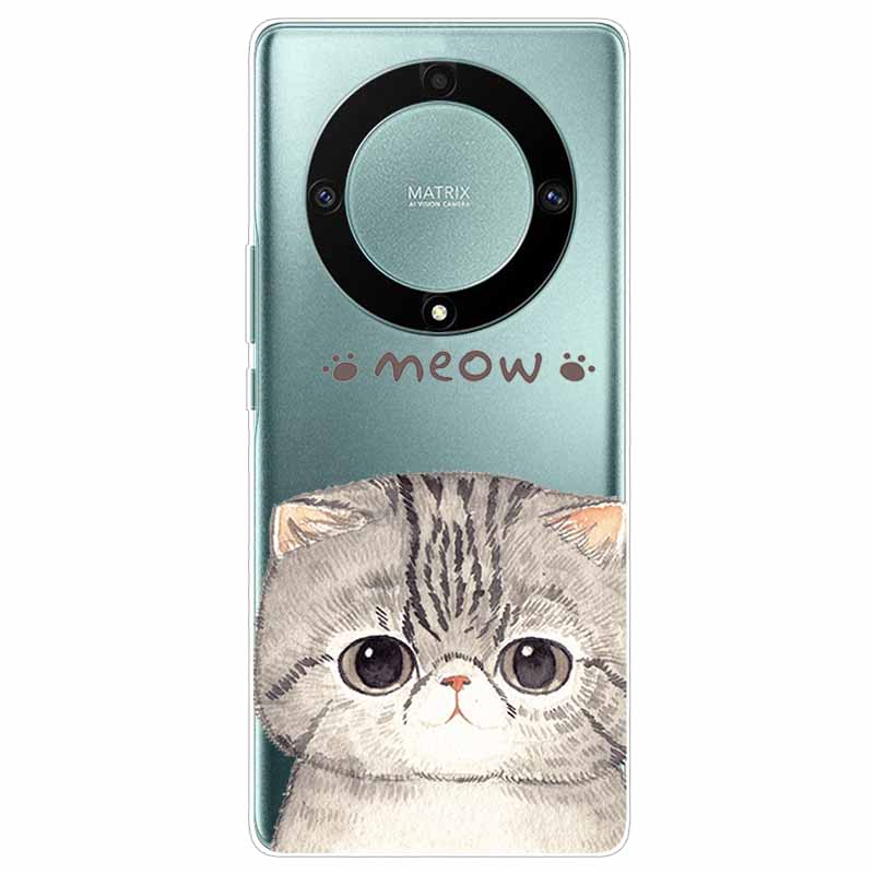 Custodia per Honor Magic6 Lite 5G Trasparente TPU Silicone Funda Capa per Honor Magic 6 Lite Coperture Morbide Magic6Lite Trasparenti Coques borsa