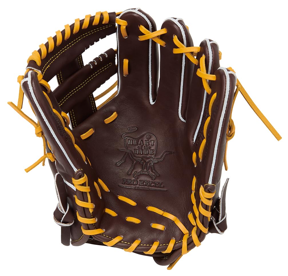 Rawlings PRO EXCEL GR5HENP2FS Baseball Throw HOH® –FS Style- Glove, Softball, Infielder's, Chocolate, 11.25 inches, Right-Handed