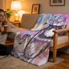Throw High-Density Short Plush Blanket For Sofa Nap Air-Conditioned Room Soft Skin-Friendly ReZero Anime