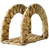 Decorative Straw Tissue Dispenser Handmade Desktop Napkin Organizer Woven Napkin Holder  Family