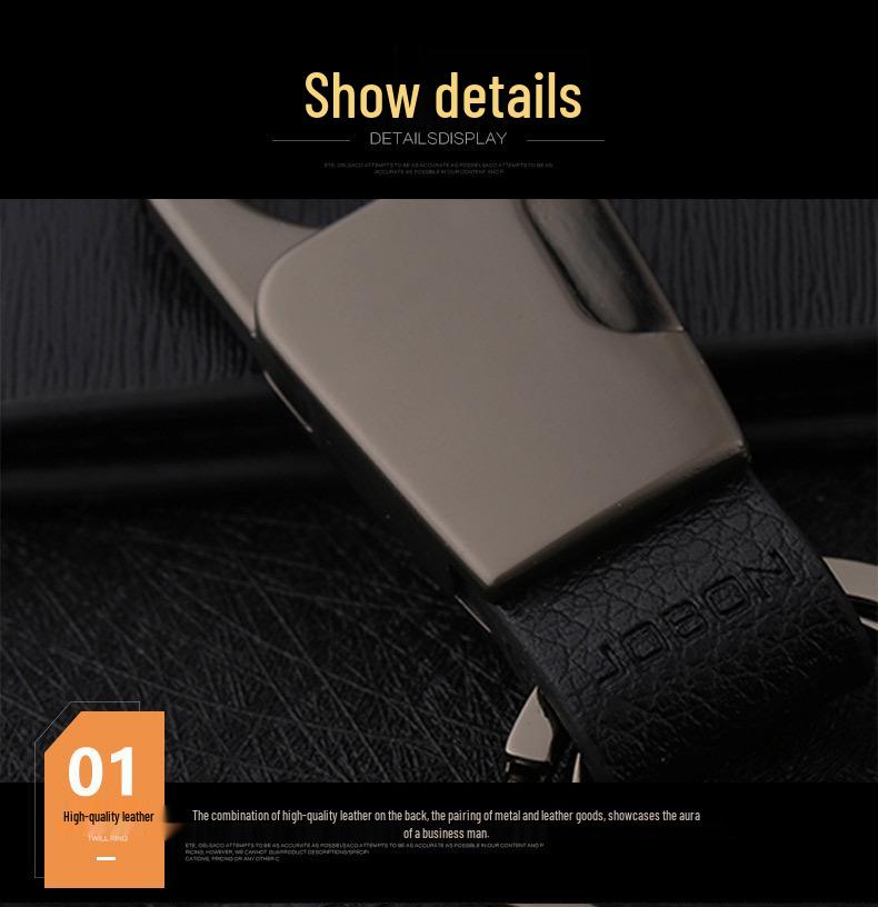 Jobon Zhongbang Men's Car Keychain: Sleek Waist-Hanging Pendant, Model 028