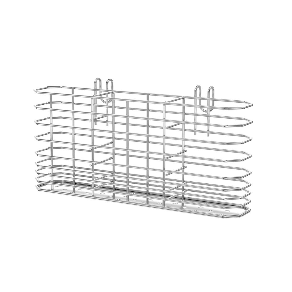 Stainless Steel Kitchen Cutlery Hanging Basket Rustproof Hollow Out Drying Basket Knife Fork Spoon Quick Drying Drainage Rack
