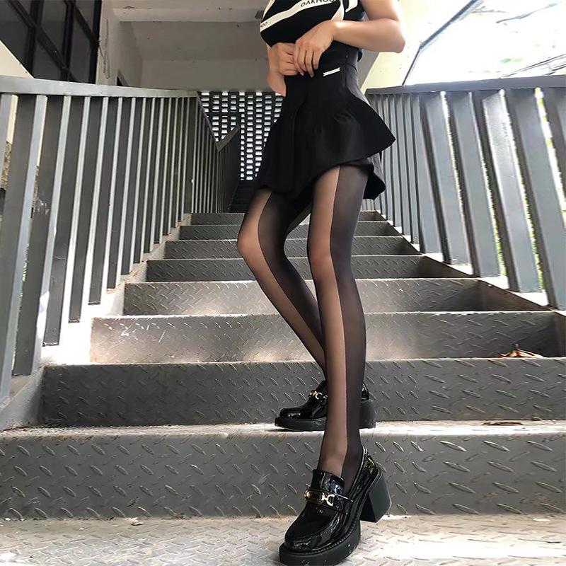 

Female Over Knee High Stocking Woman Ultra Thin Lolita Pantyhose Splicing Sexy Leggings Girl Cute Jk Tights Cosplay Anime Medias One Size