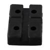 Safe Lifting with Heavy Duty Rubber Support Block Prevents Damage