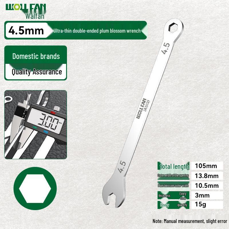 32mm Ultra-thin Double-headed Open-ended Wrench