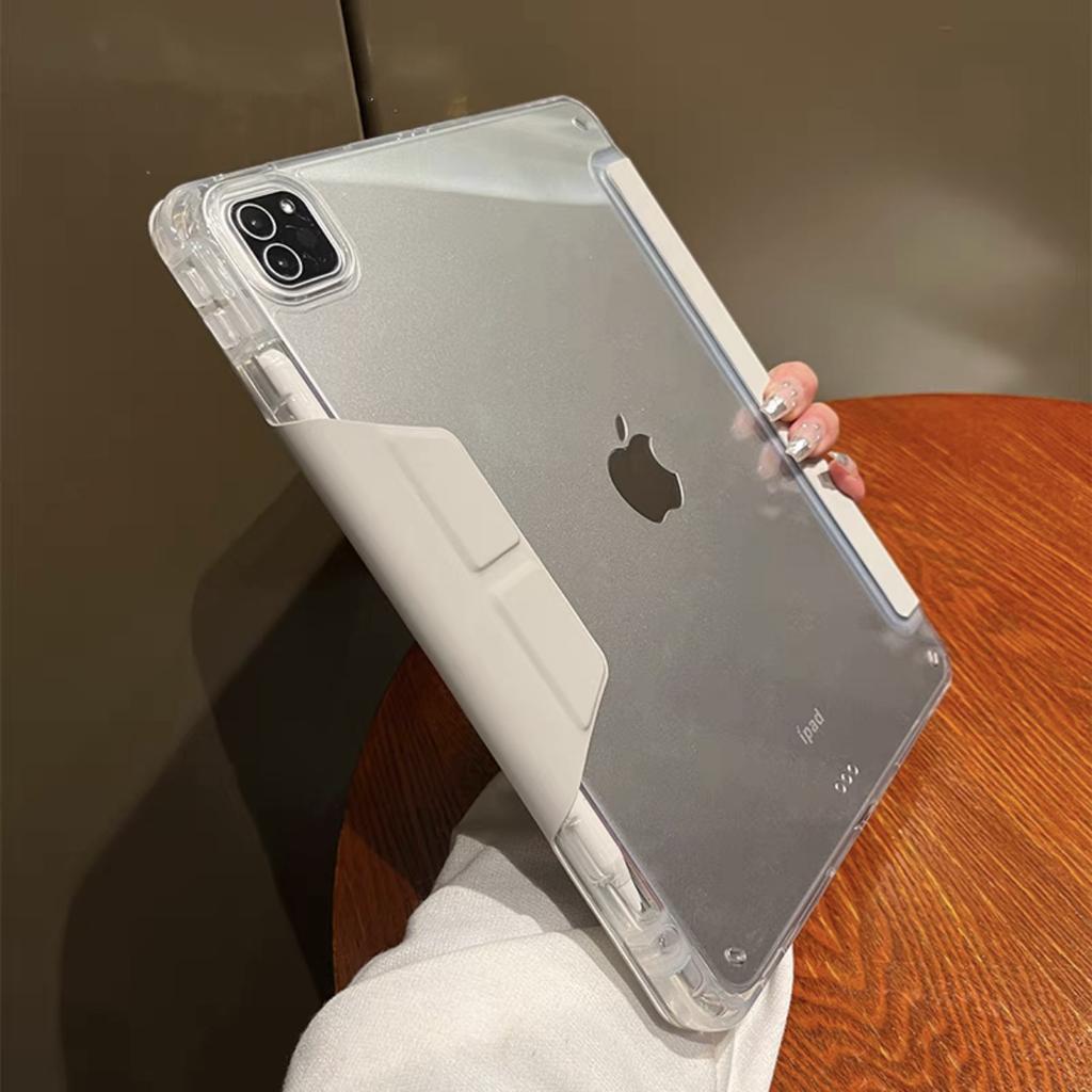 Case Magnetic for IPad Air 11th 11 4 5 10th 10.9 9.7 Cover IPad 7th 8th 9th Gen 10.2 3 10.5 11 with Y-Shaped Fold Clasp Funda