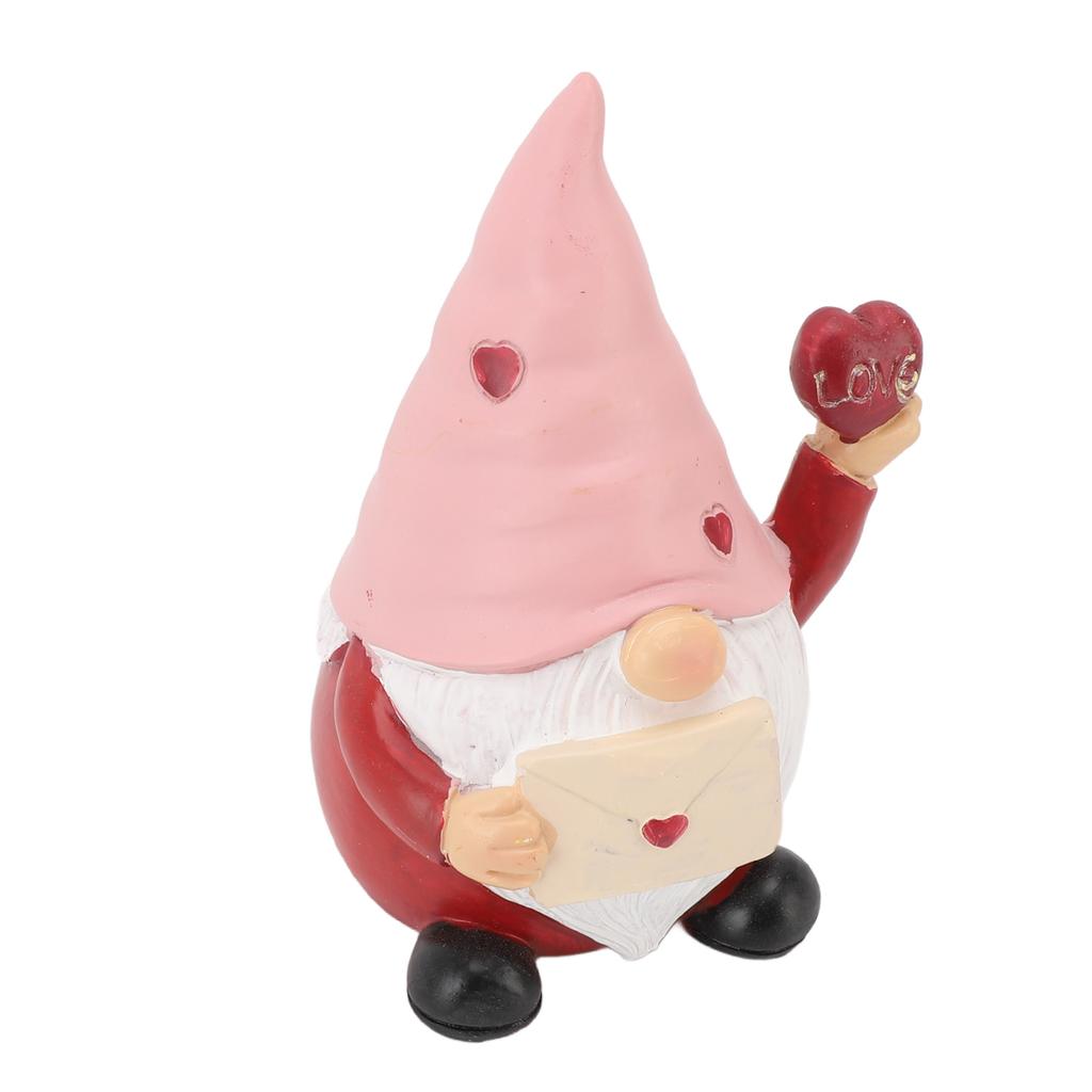 Gnome Statue Sweet Resin Gnome Figurine for Home Wedding Party Holiday Decorations Anniversary Gift