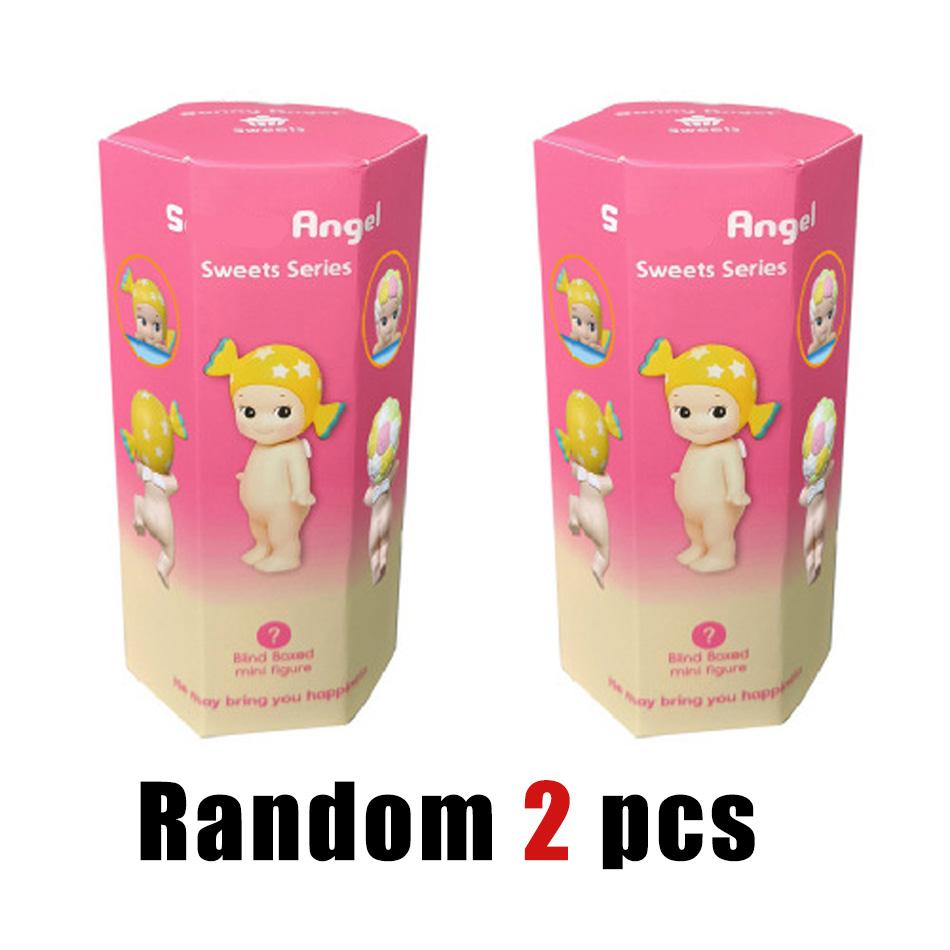 Hot Cartoon Angel Blind Box candy Doll Figuren Unboxing Fun Car Interior Decoration Ornament Birthday Christmas Doll Gift